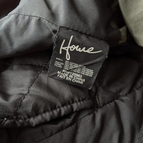 HOWE Quilted Sweater Jacket, Grey/Black S - Picture 5 of 5